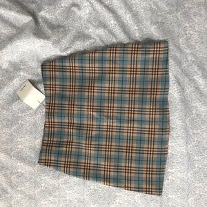 Plaid skirt